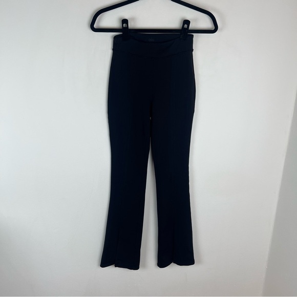 ALO High Rise Split Hem Flare Yoga Pants Black Size XS - Picture 6 of 8